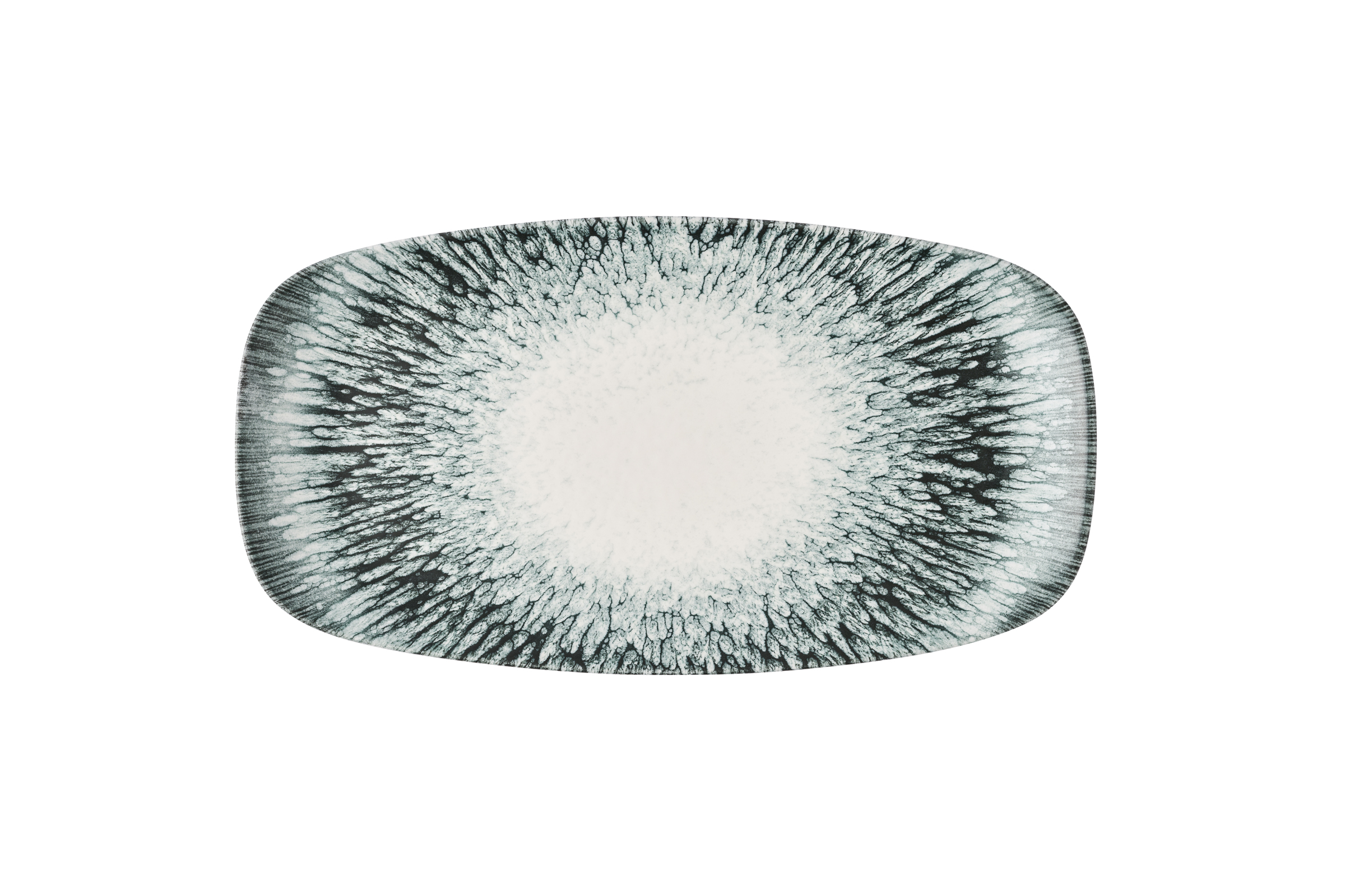 Churchill, Inked Lumé : Midnight Blue - Platte rechteckig 35,5 x 18,9 cm