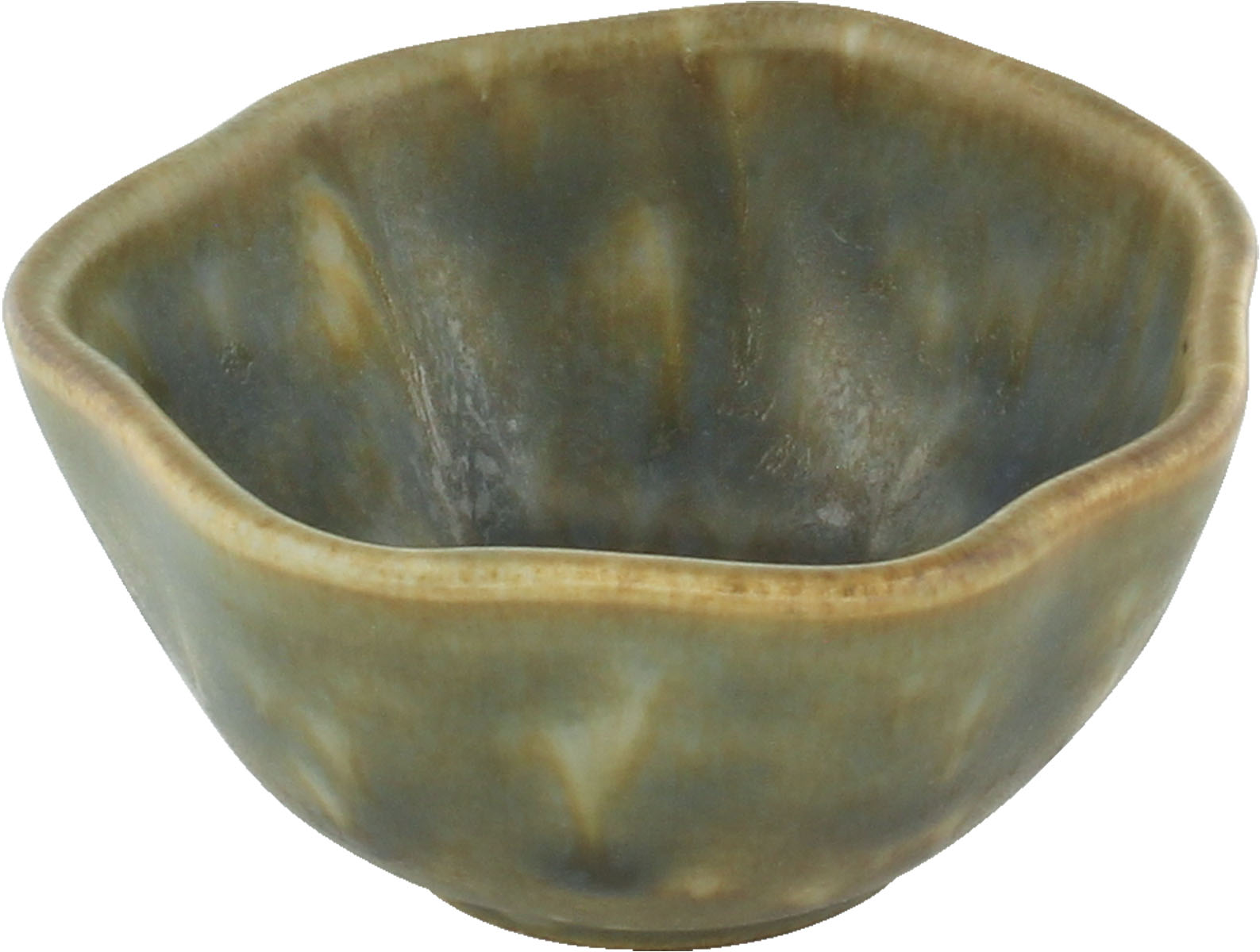 Playground, Steinzeug - NAMI : Schälchen, rund, olive, 8 cm/ 0,07 ltr.