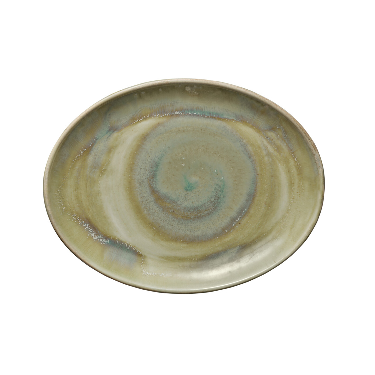 Heart & Soul, Perfect Match : Thyme - Platte oval coup 31 x 24 cm