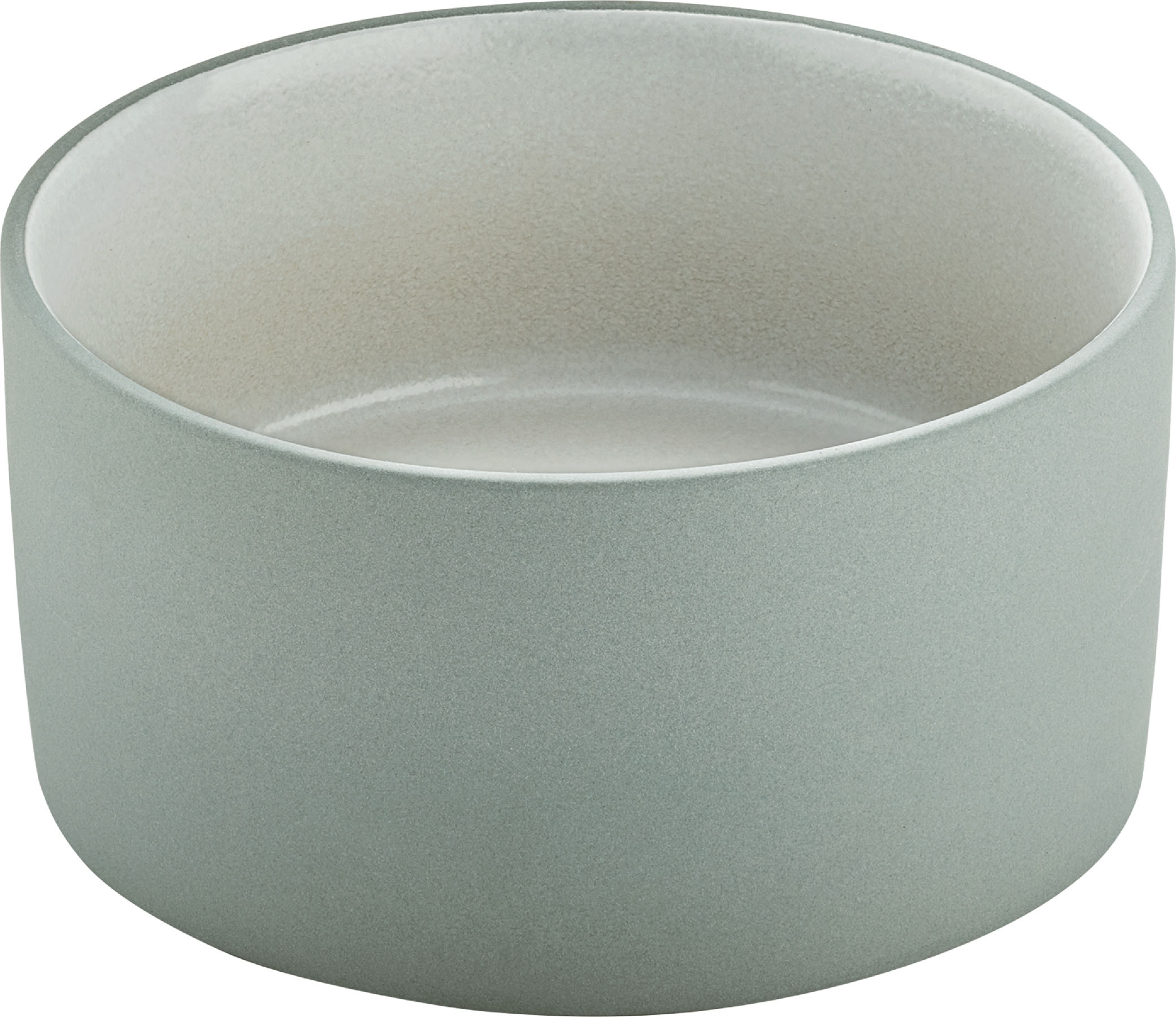 Playground, Steinzeug - 2in1 ARTISAN : Bowl/ Plateau grau-weiss, 16 x 8,3 cm/ 1 ltr.