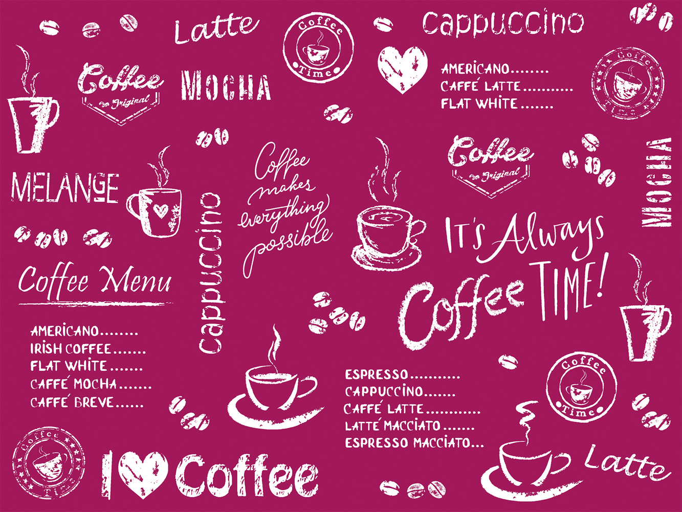 Tischsets - COFFEE TIME Linclass-Premium 40 x 30 cm