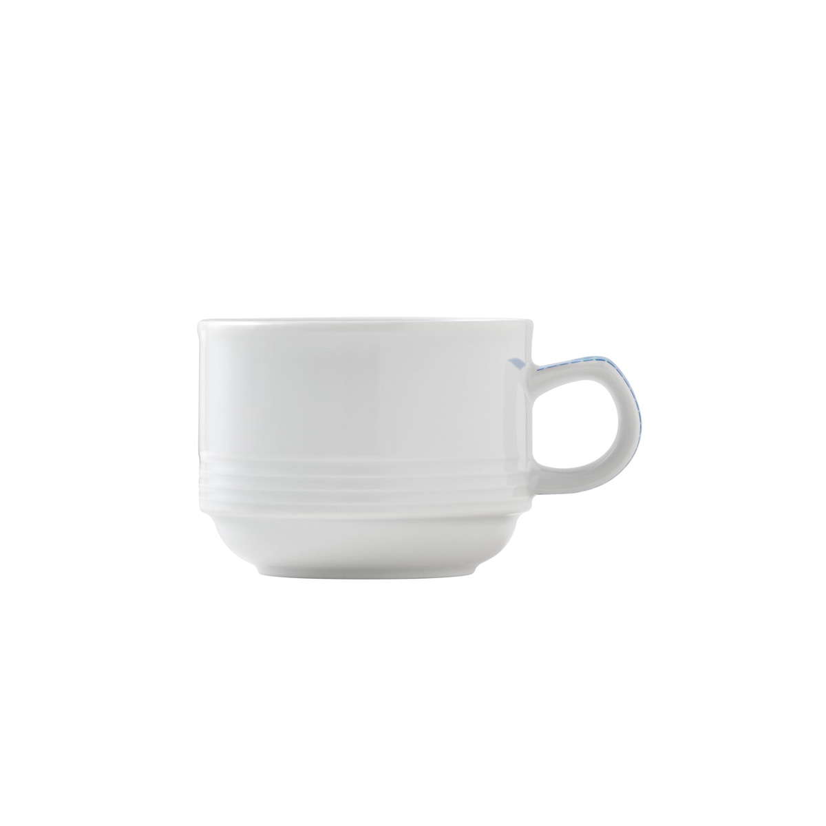 Bauscher Care, Invita Colors : 490071 Punkte Wasserblau - Kaffee-Obere stpb., 0,18 ltr.