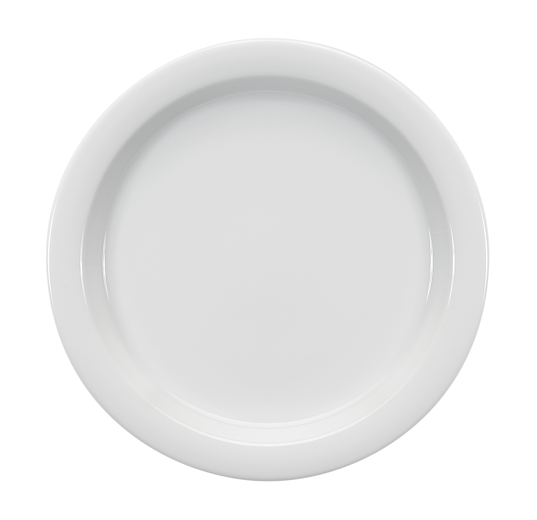 Bauscher, Dimension - Spezialteller halbtief Fahne, weiss, uni, 24 cm