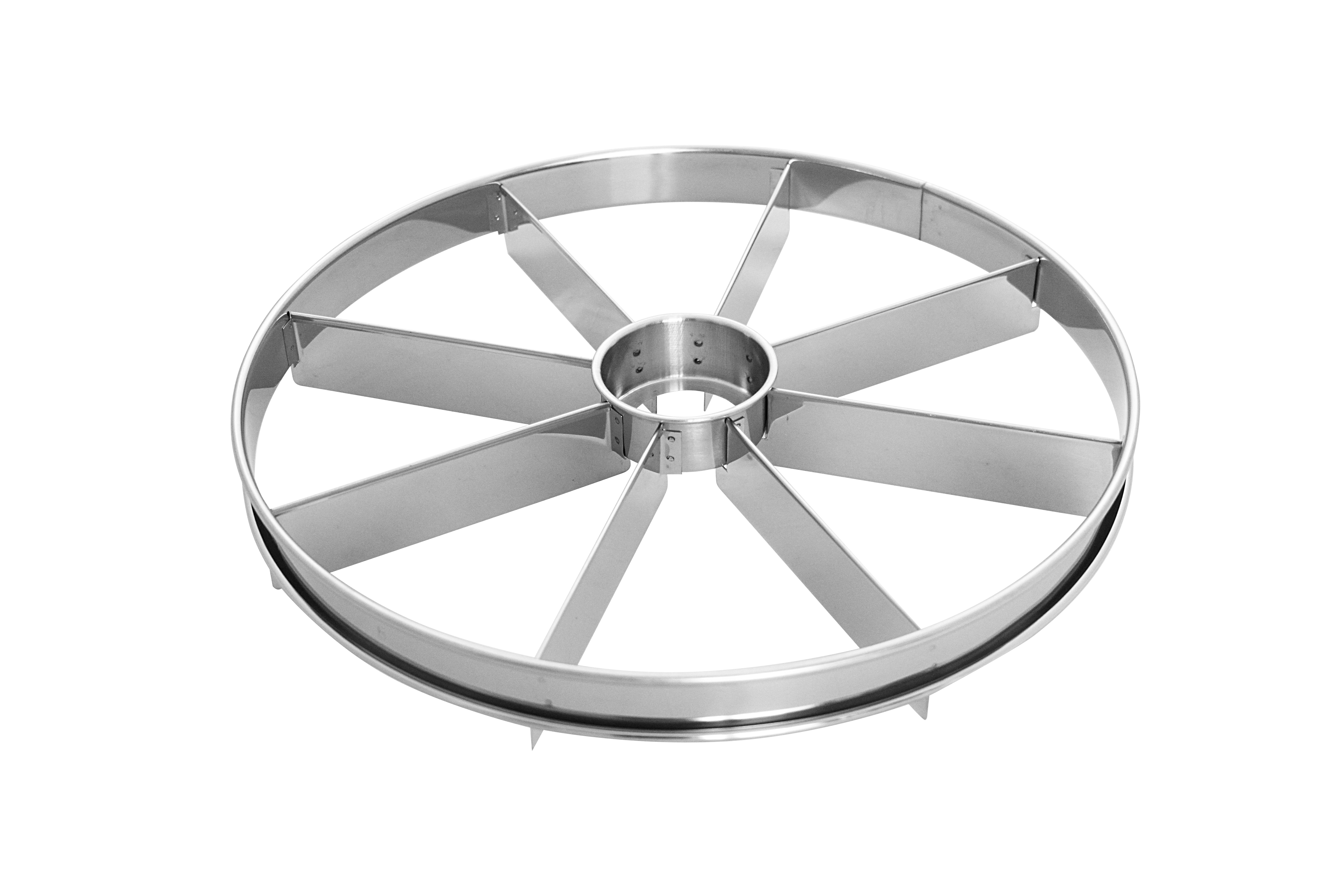 Tortenteiler, 8 Teilungen, Edelstahl, D: 33 cm, H: 2,8 cm