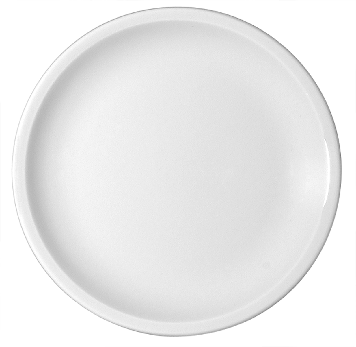 Bauscher, 6200 - Teller flach coup, weiss, uni, 19 cm