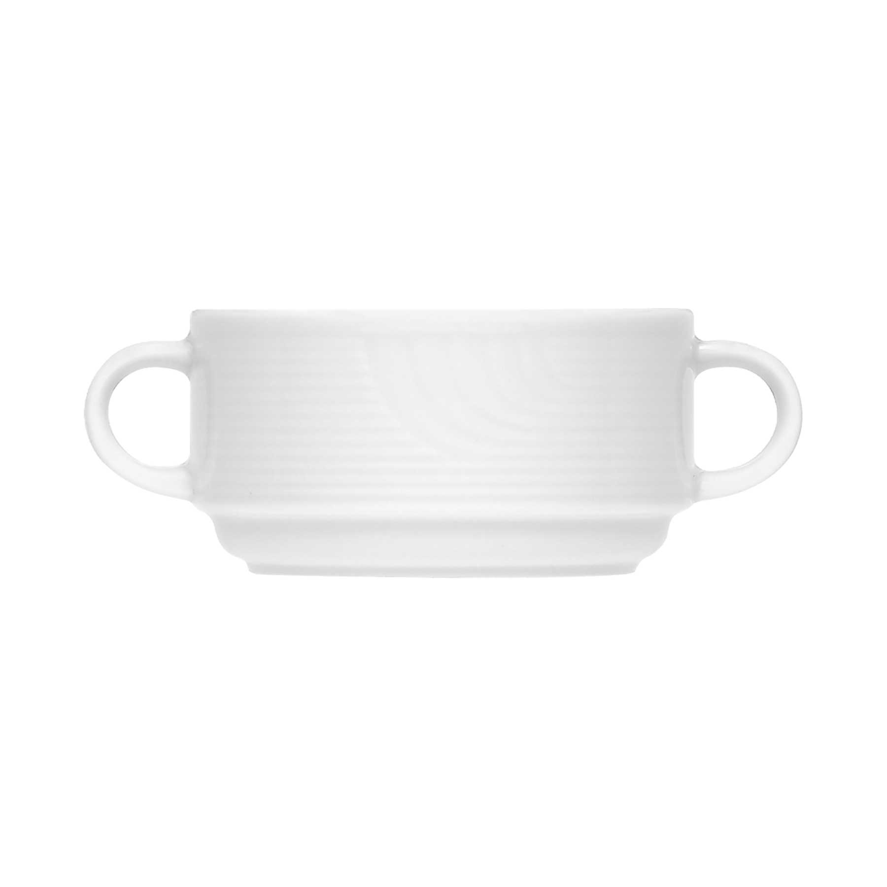 Bauscher, Carat - Suppen-Obere stpb., weiss, uni, 0,29 ltr.