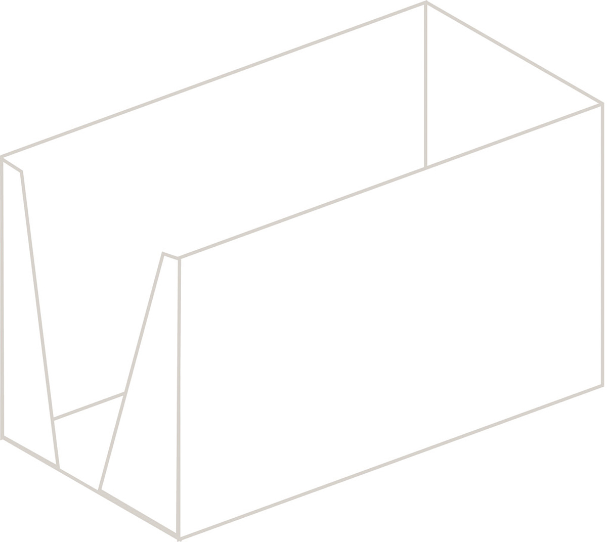 Handtuchspender für Einweg- Gästehandtücher COSA 17 x 27 x 15 cm