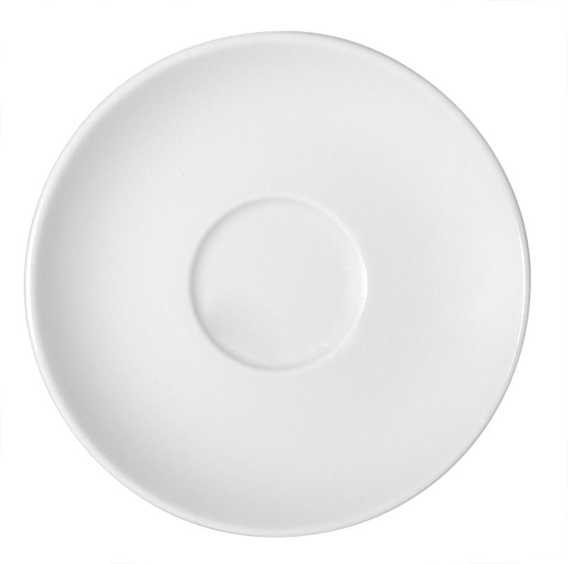 Bauscher, Options - Espresso-Untere rund coup,  weiss, uni, 12 cm