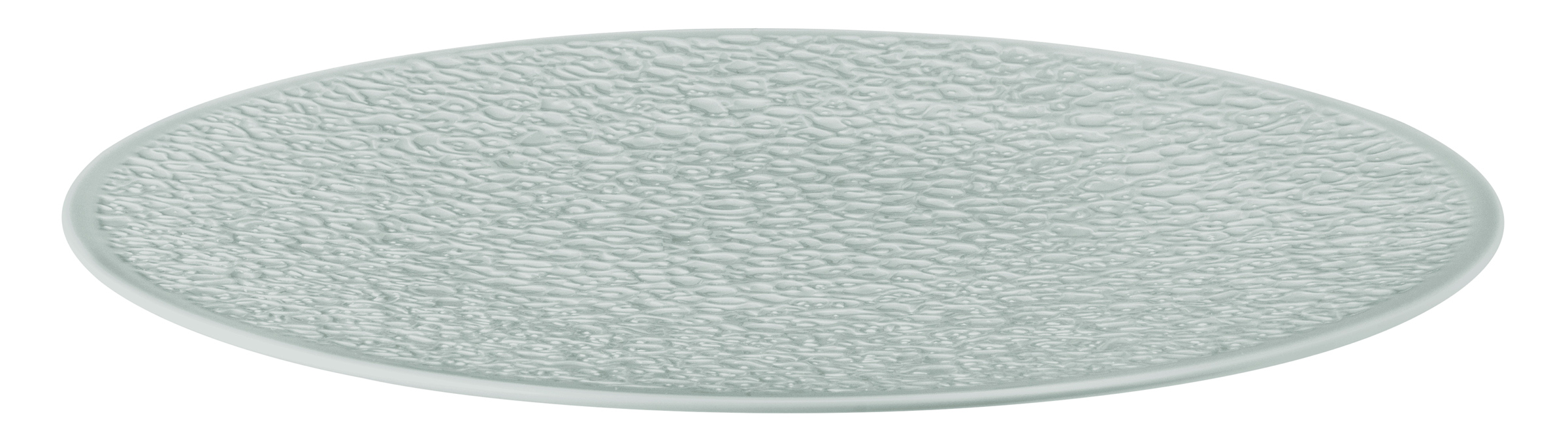 Seltmann Weiden, Nori : Arktisblau Light - Platzteller flach, Vollrelief, 33 cm