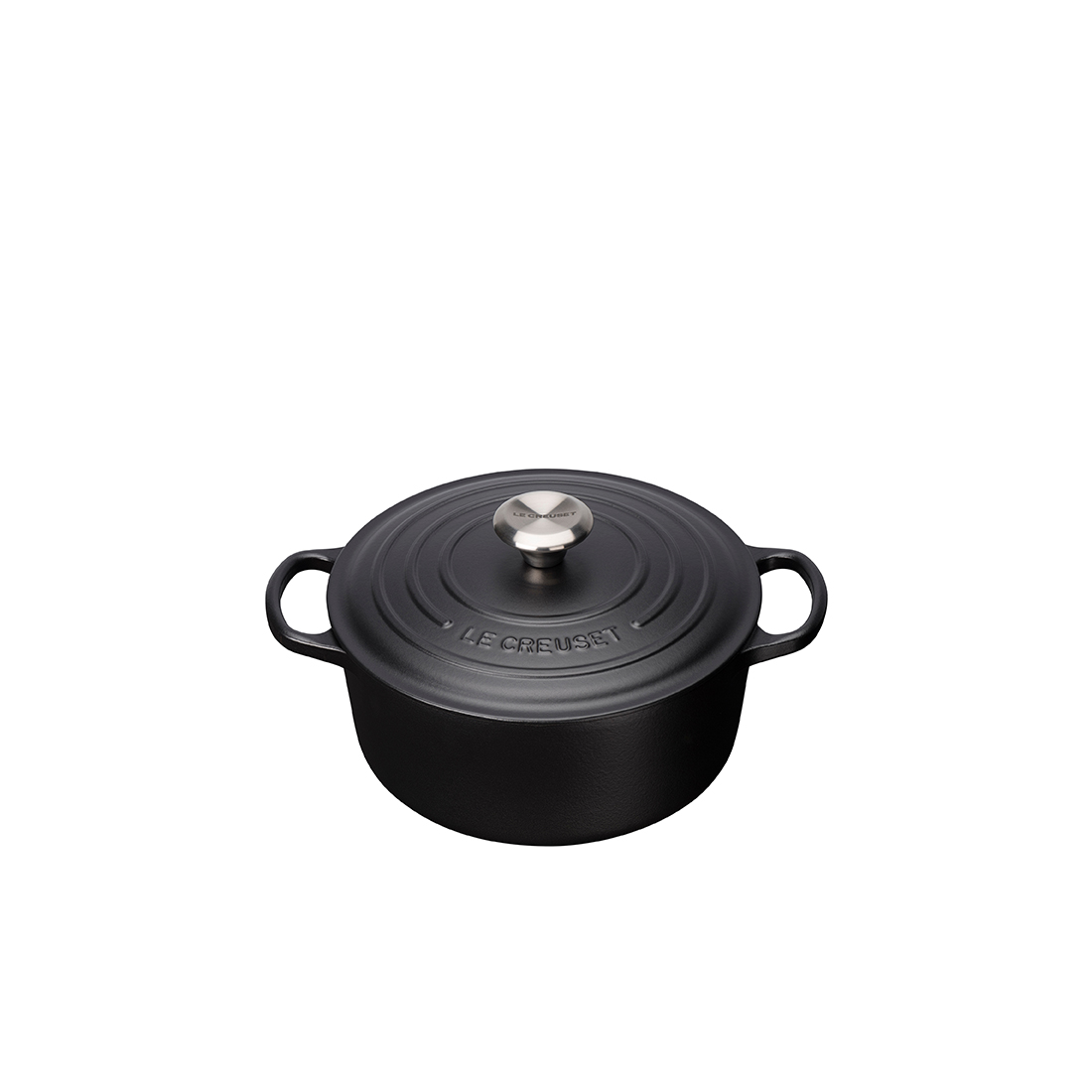 Le Creuset, Gusseisen - Bräter rund Signature, 24 cm/ 4,2 ltr., Fb. Schwarz