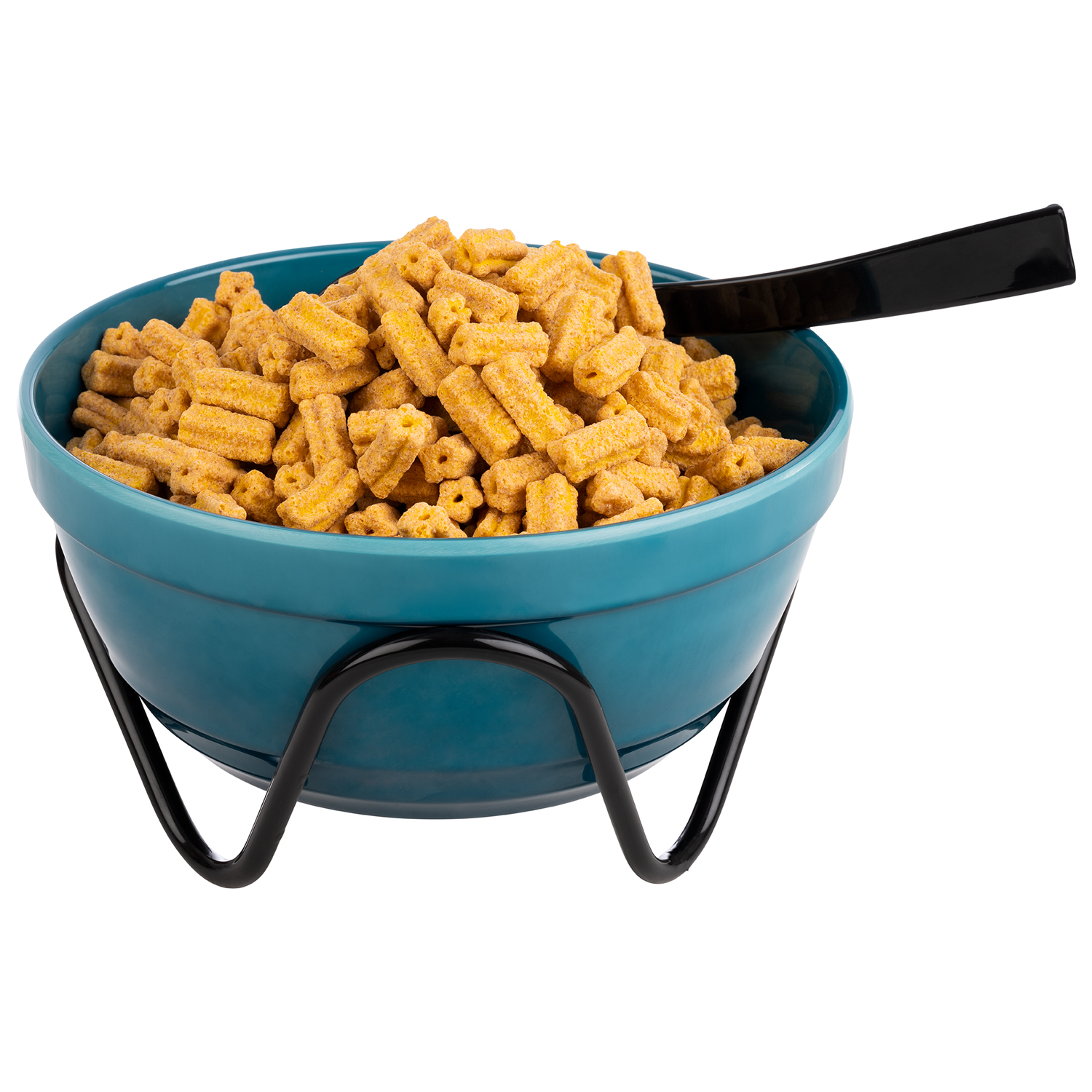 Buffetständer WAVE, PVC, Metall schwarz, Antirutschbeschichtung, D: 20 cm, H: 9,5 cm