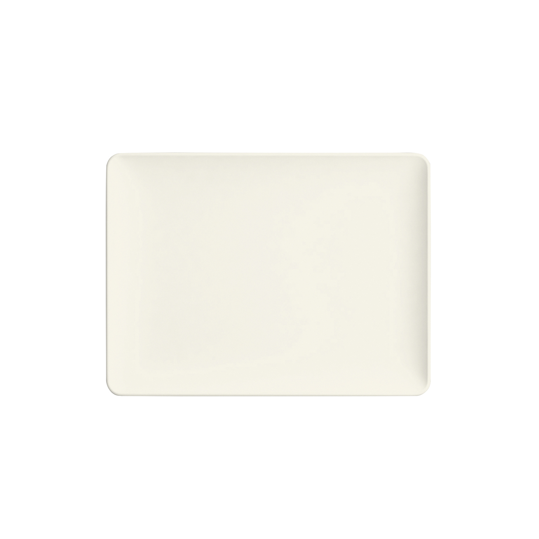 Bauscher, Purity - Platte rechteckig Coup, bonewhite, uni, 20 x 15 cm