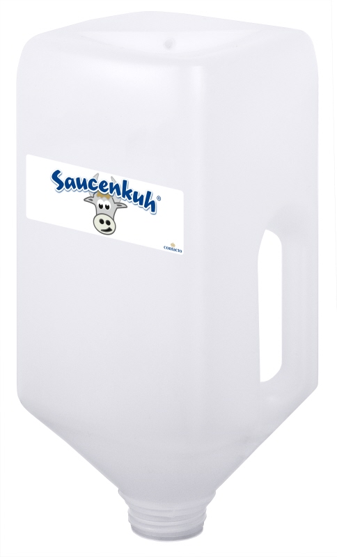 Nachfüllbehälter SAUCENKUH® KLEIN, I: 2,7 ltr., 12,5 x 26 cm, PP