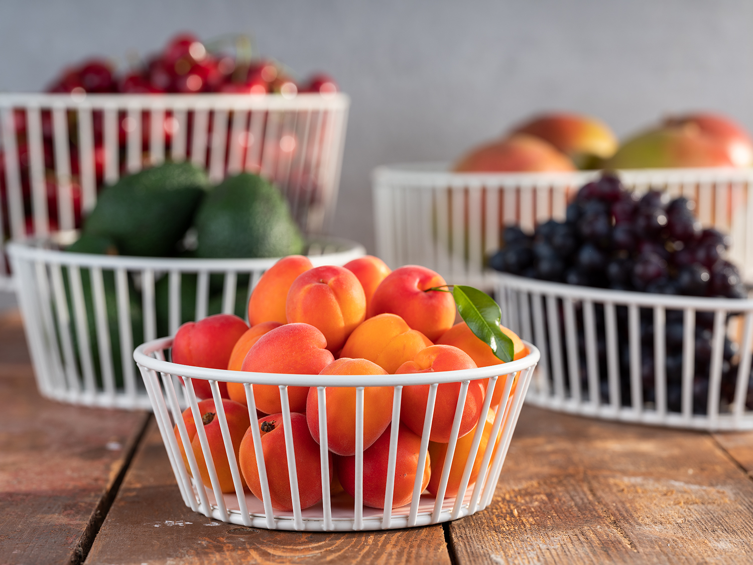 Korb URBAN, Metall, D: 17 cm, H: 7 cm, Farbe: whisper white