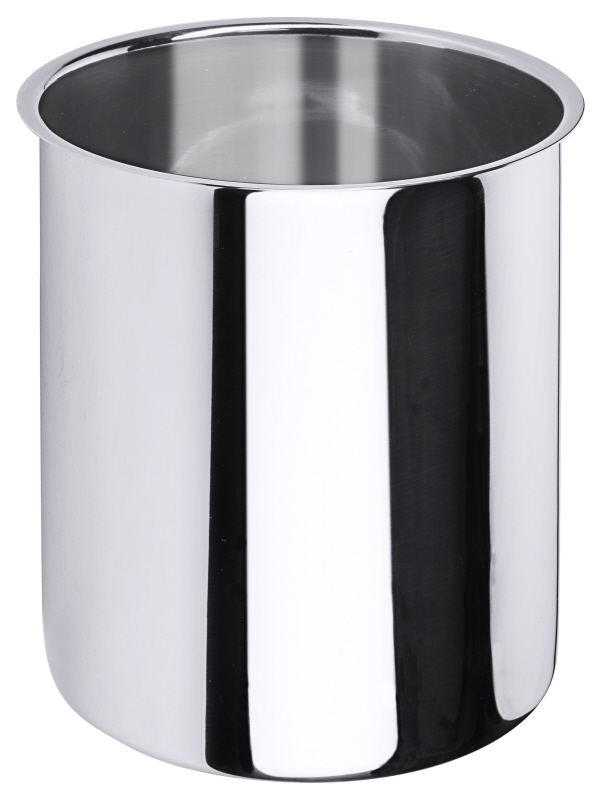 Dressing-Behälter, I: 1,5 ltr., D: 12 cm, H: 16,5 cm, Edelstahl