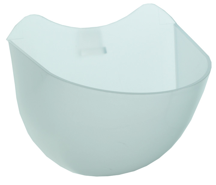 GASTRO Vario Rack, Schütte 1 ltr., gefrosteter Kunststoff, L: 140 mm, B: 140 mm, H: 130 mm