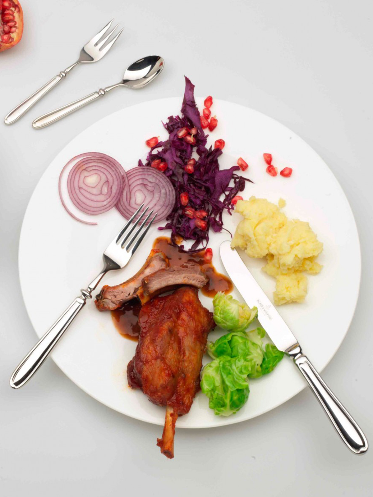 Picard & Wielpütz, Landhaus 6162 - Menümesser, massiv 222 mm