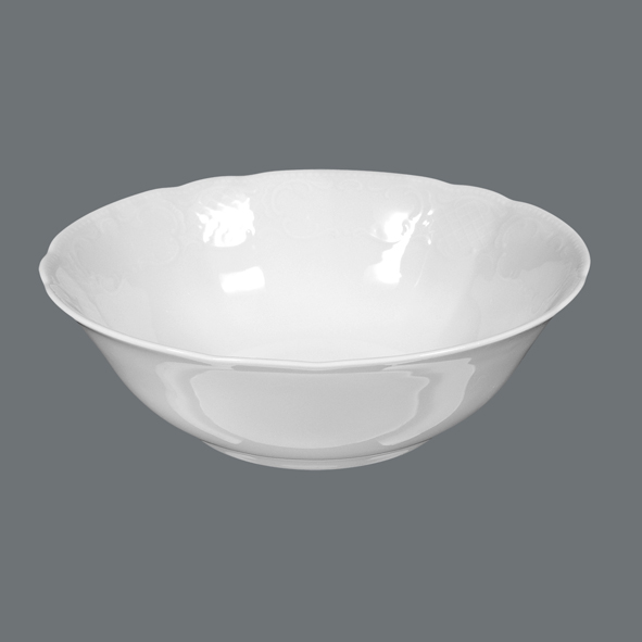 Seltmann Weiden, Salzburg - Schüssel rund, weiss uni, 23 cm/ 1,60 ltr.