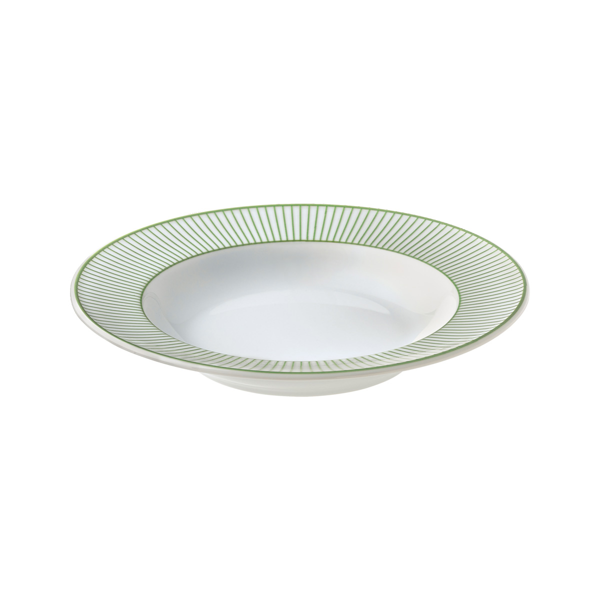 Schönwald, Moments : Fine Stripes 063200 - Teller tief rund Fahne, 23 cm/ 0,35 ltr.