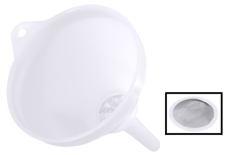 Abfülltrichter weiß, D: 20 cm, H: 22 cm, HDPE