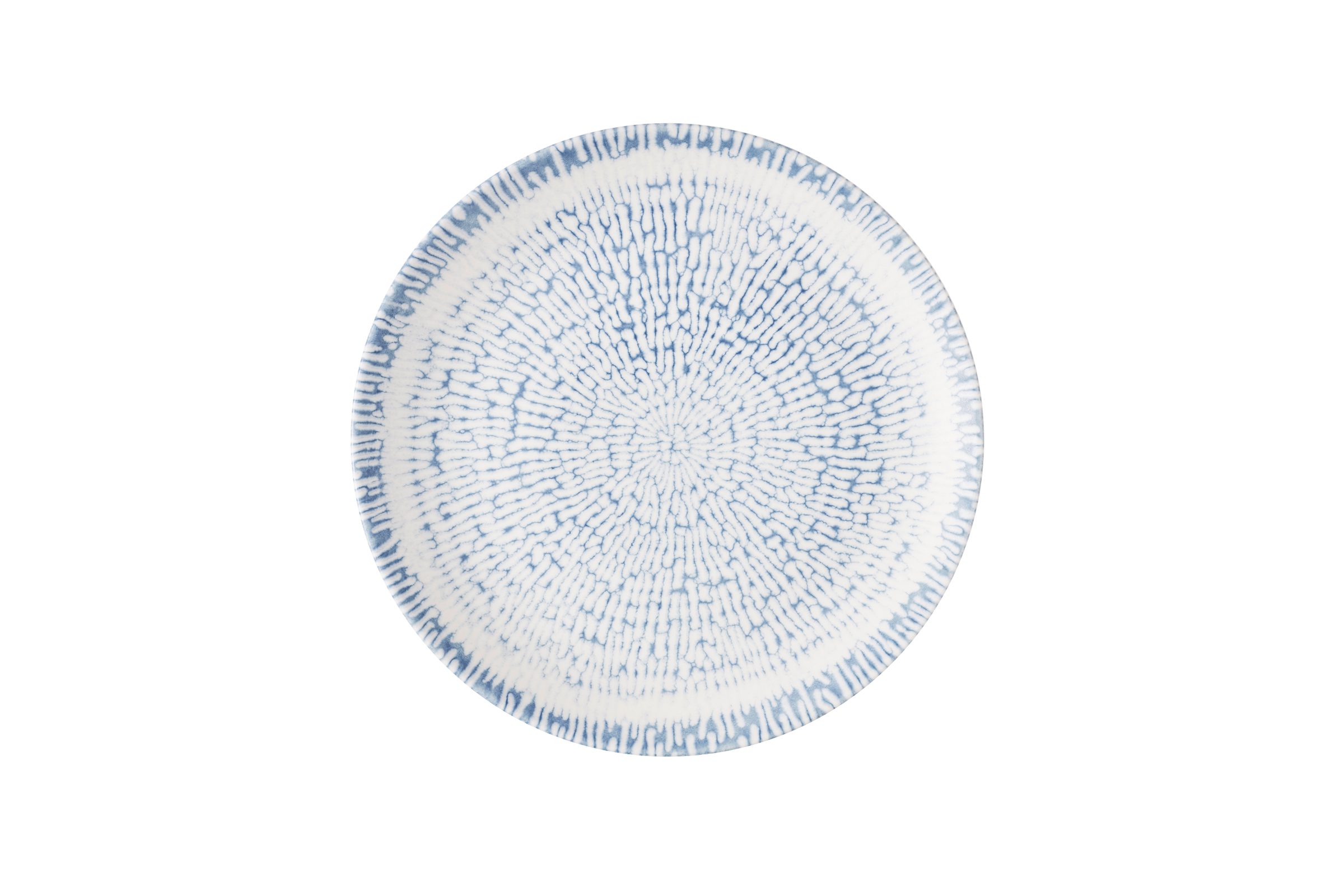 Churchill, Cascade : Indigo - Teller flach Coup 26 cm