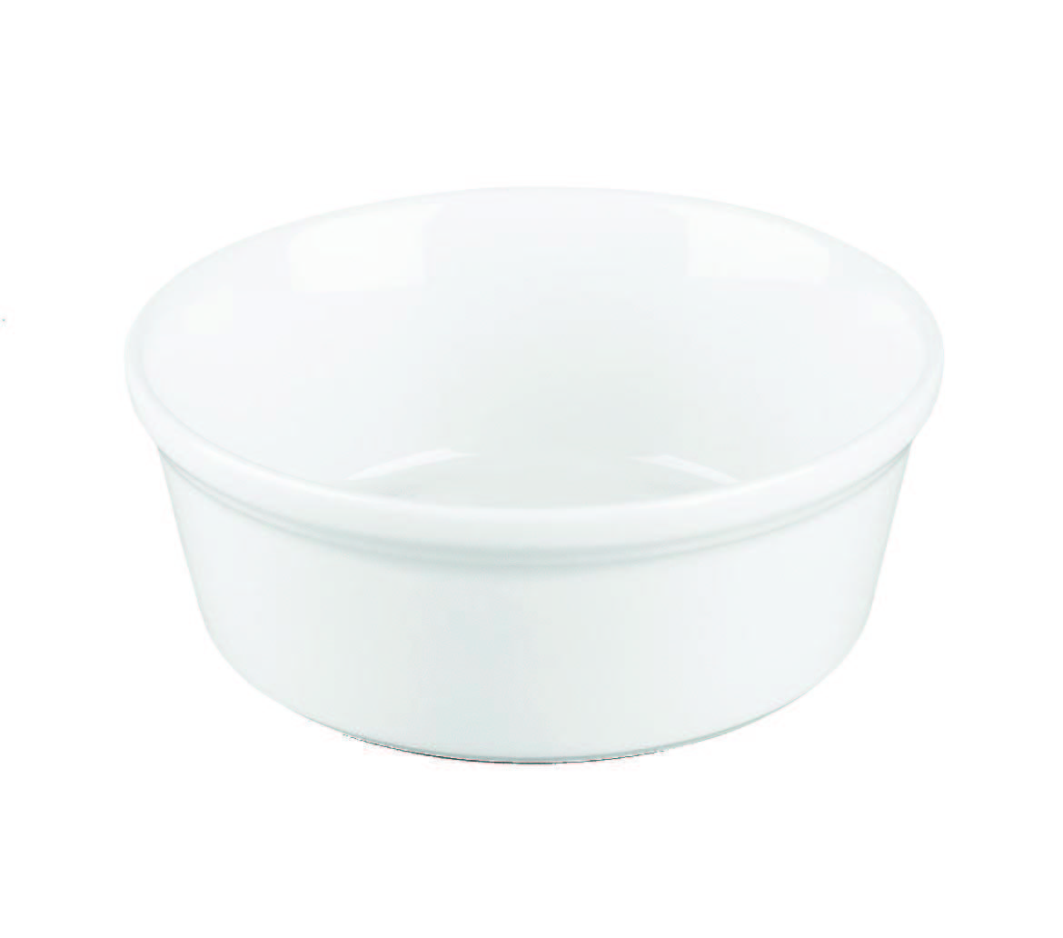 Churchill, Cookware - Backform rund, uni/ weiss, 13,5 x 5 cm/ 0,5 ltr.