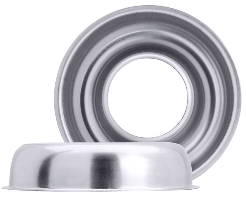 Savarinform, EdSt., hochglänzend, D: 18 cm, H: 4,5 cm, Füllbreite: 4 cm