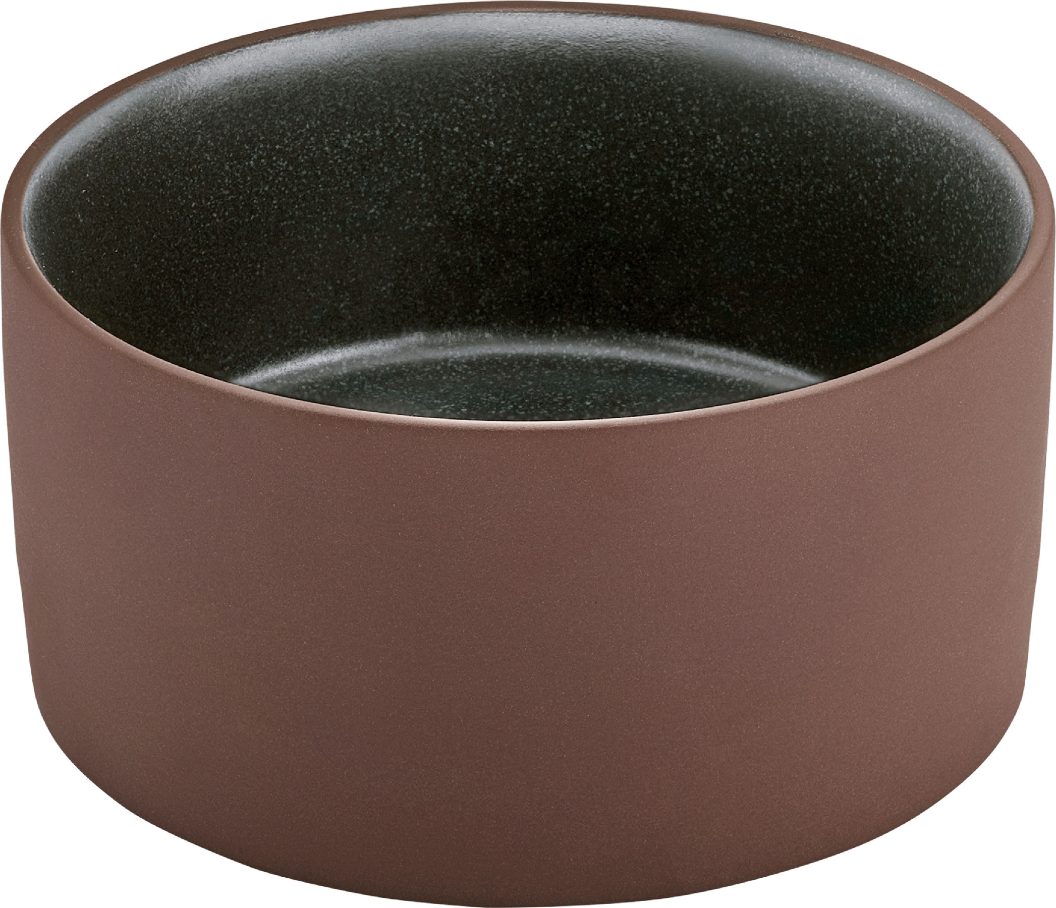 Playground, Steinzeug - 2in1 ARTISAN : Bowl/ Plateau braun-schwarz, 16 x 8,3 cm/ 1 ltr.