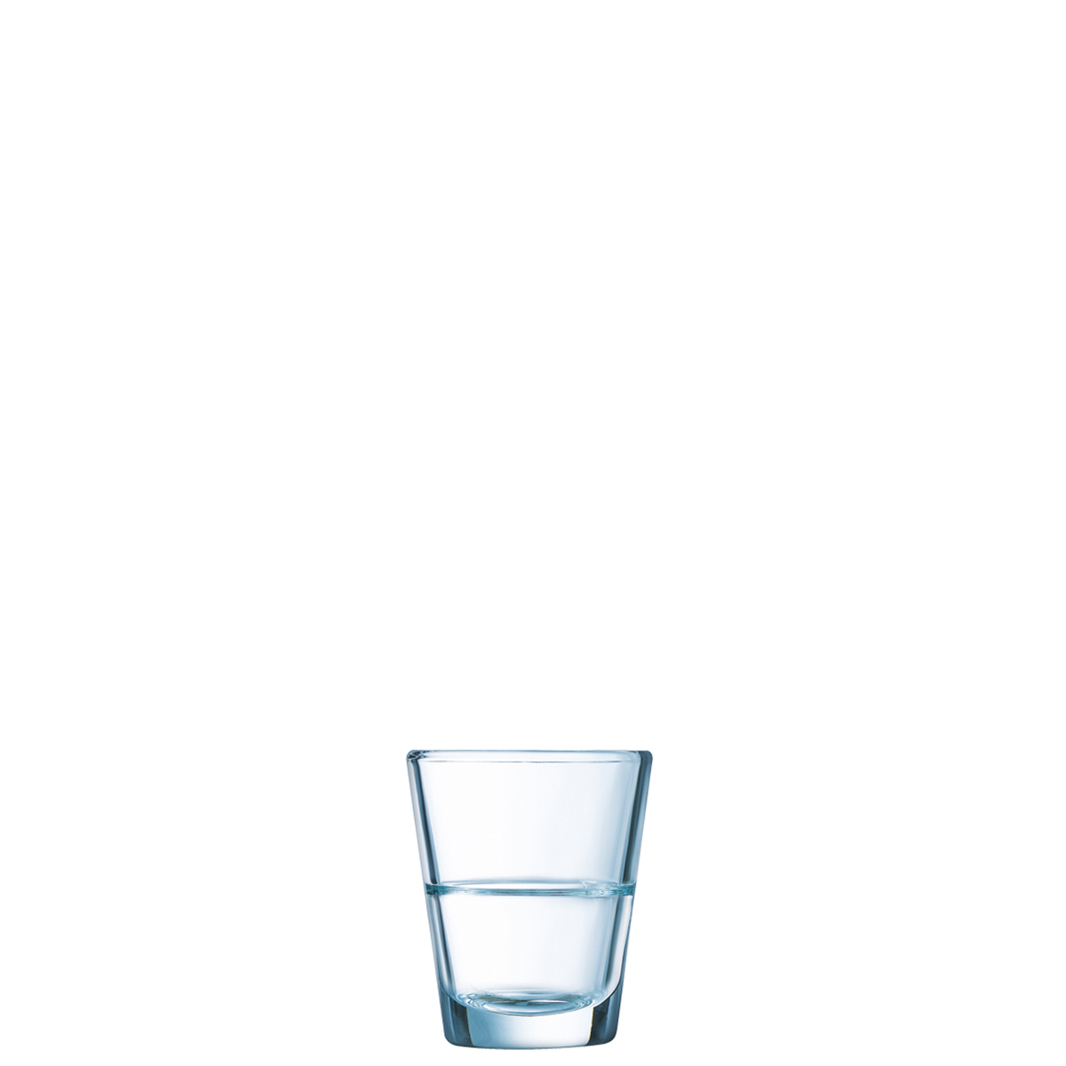 Shot stapelbar : Stack Up 4,5 cl m. Füllstrich 2 + 4 cl |-|, I: 45 ml, D: 50 mm, H: 60 mm