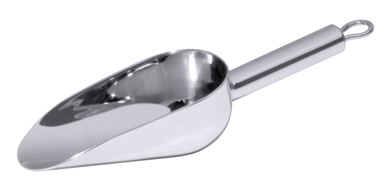 Eis-/Mehrzweckschaufel, fugenlos, Edelstahl, I: 0,1 ltr., 12 x 6 cm, L: 21 cm