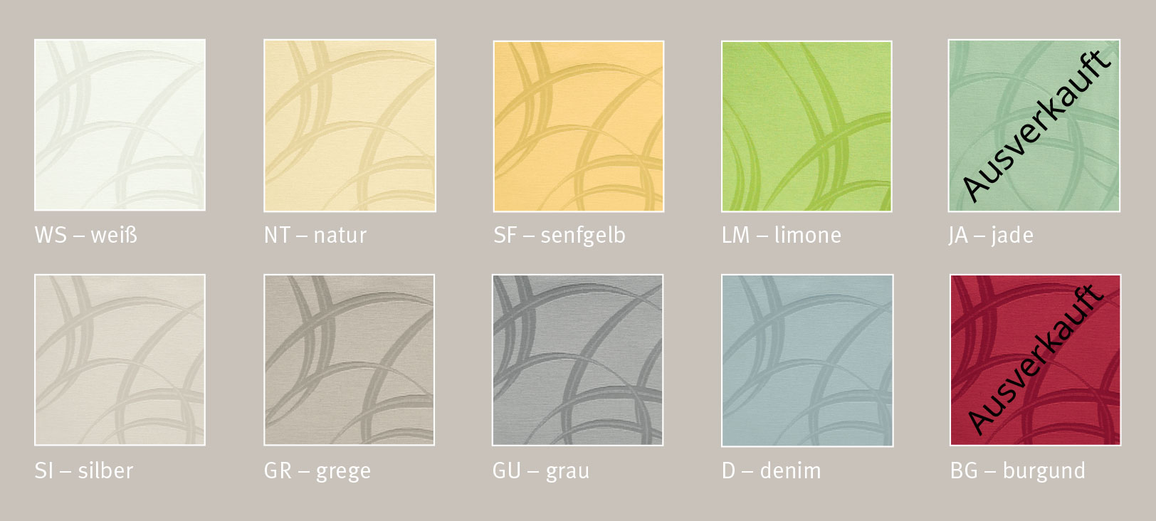 Tischdecke Loop - Mischgewebe mit Fleckschutz