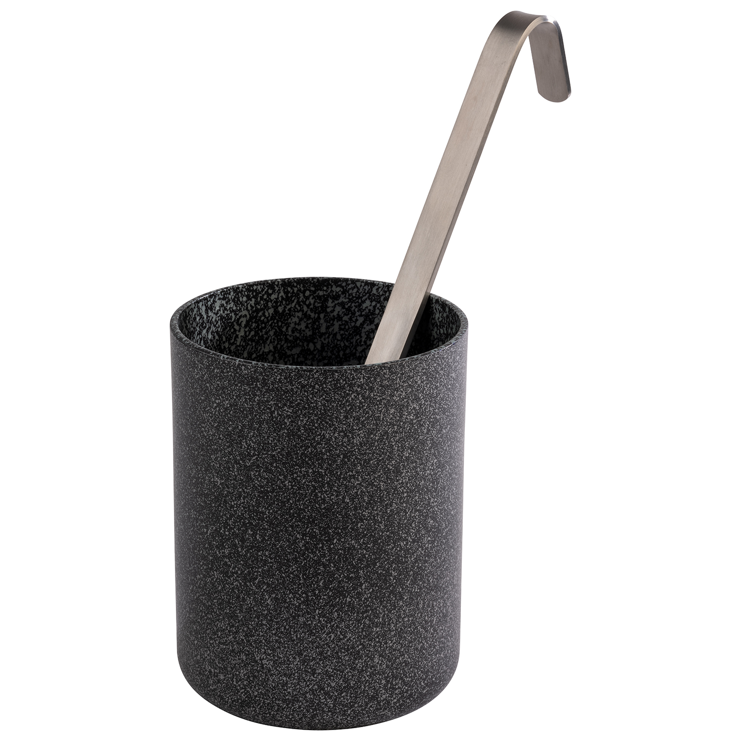 Dressingtopf / Flaschenkühler, Aluminium, antihaftbeschichtet, außen D: 11,5 cm, H: 15 cm, Farbe:  schwarz-silber