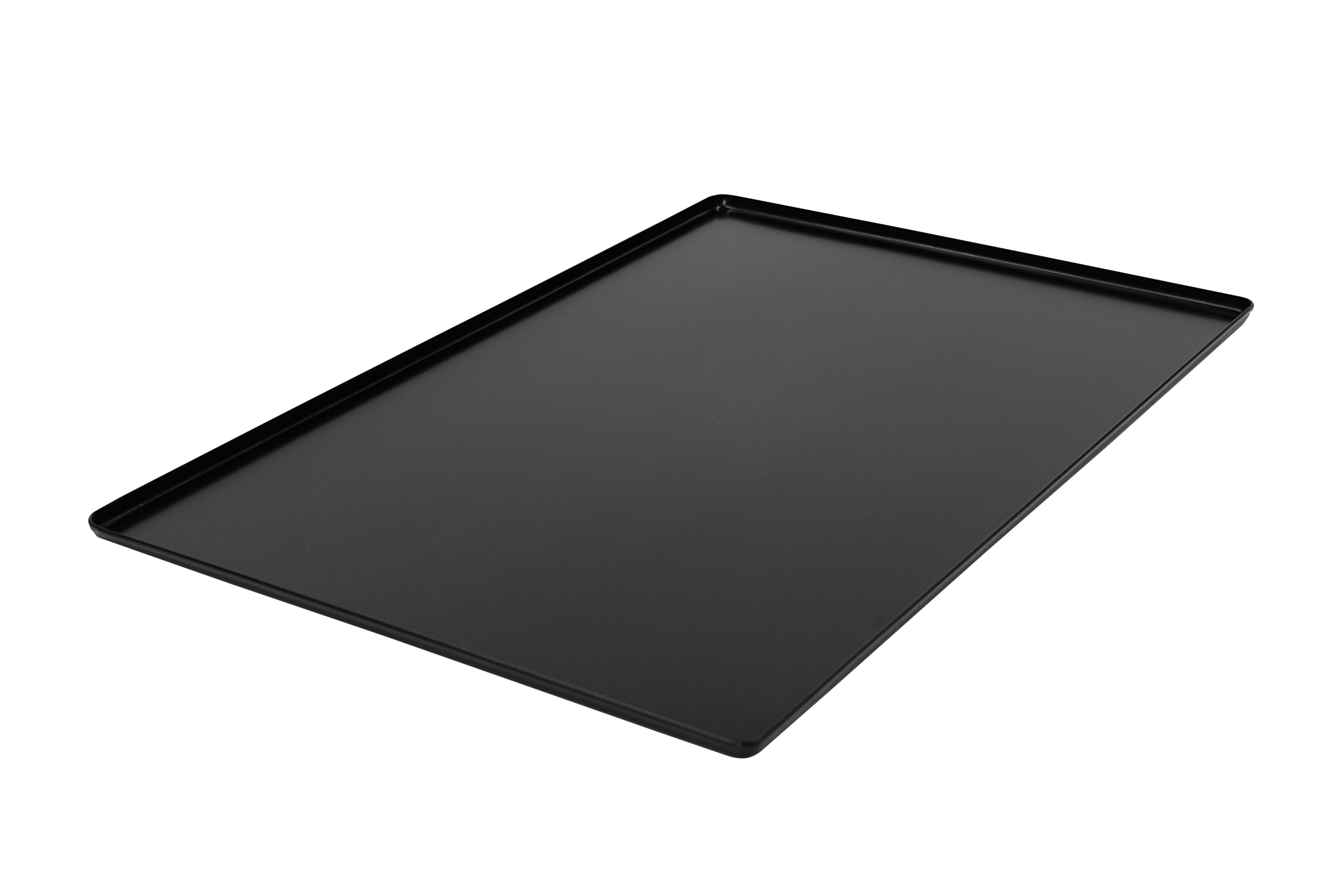 Ausstell-/Thekenbleche schwarz, Alu, pulverbeschichtet, 400 x 600 x 10 mm