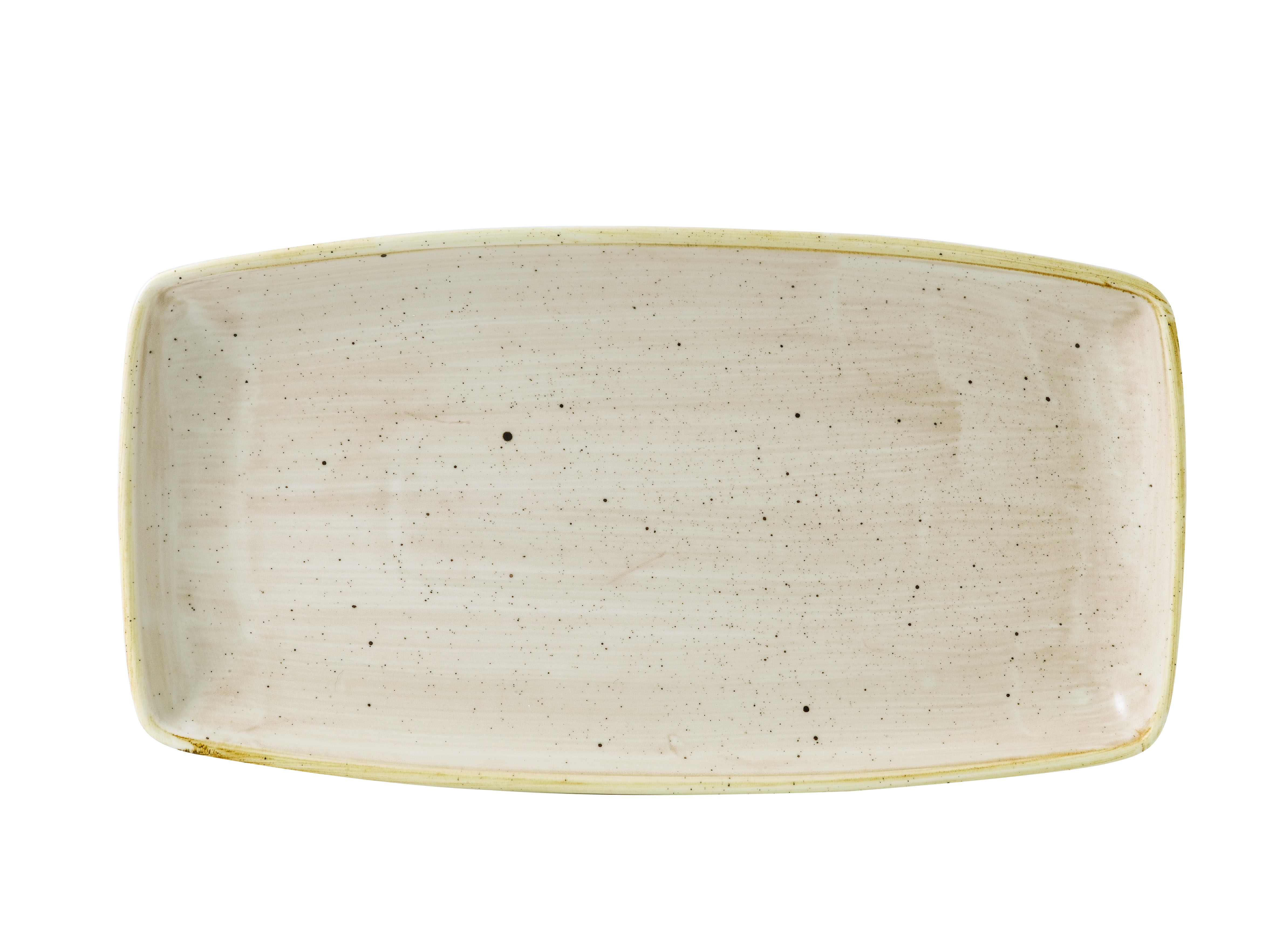 Churchill, Stonecast : Nutmeg Cream - Platte rechteckig, 34,5 x 18,5 cm