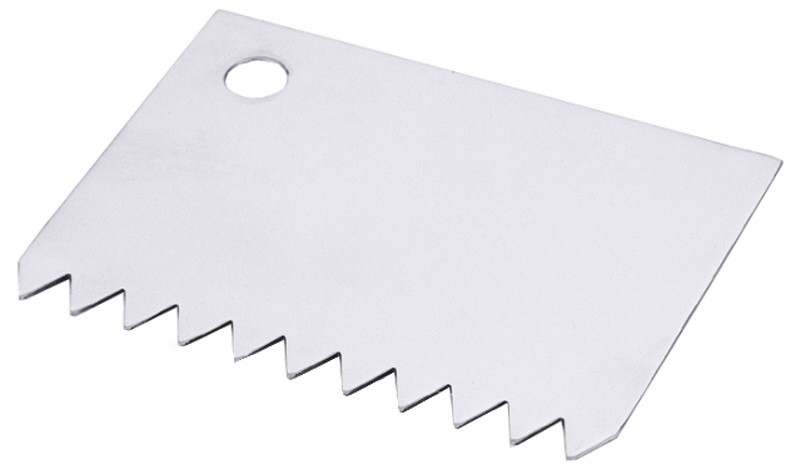 Kammschaber, mit Aufhängeloch, EdSt., 11 x 8 cm