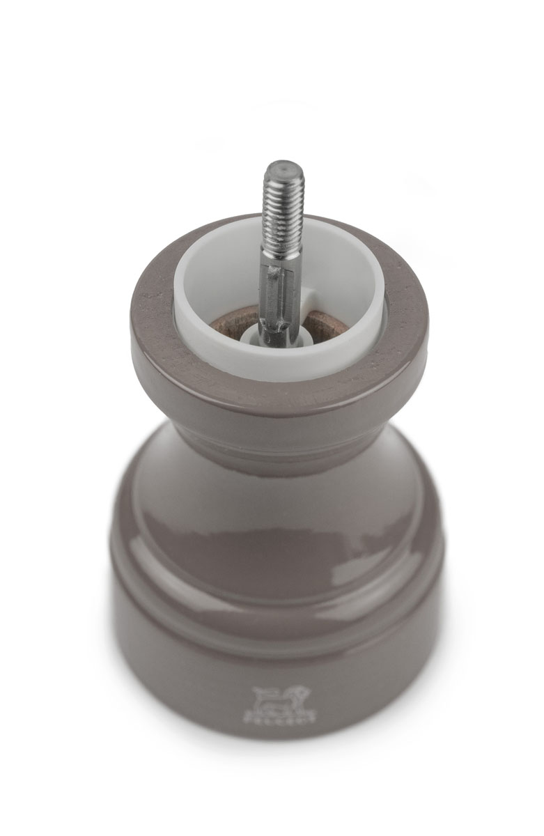 Peugeot : Bistrorama - Salzmühle, manuelle Holz-Mühle, Größe: 10 cm, Farbe: taupengrau