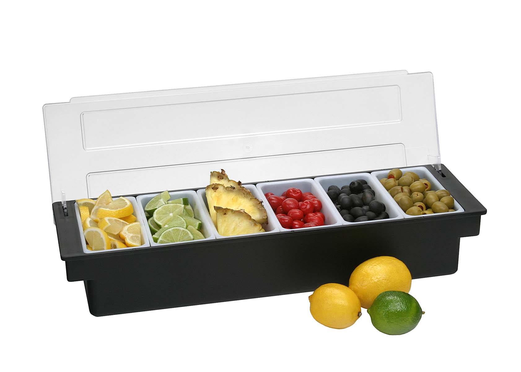 Zutatenbehälter Profi, Kunststoff, 6-teilig, 16,5 x 51 x 11 cm