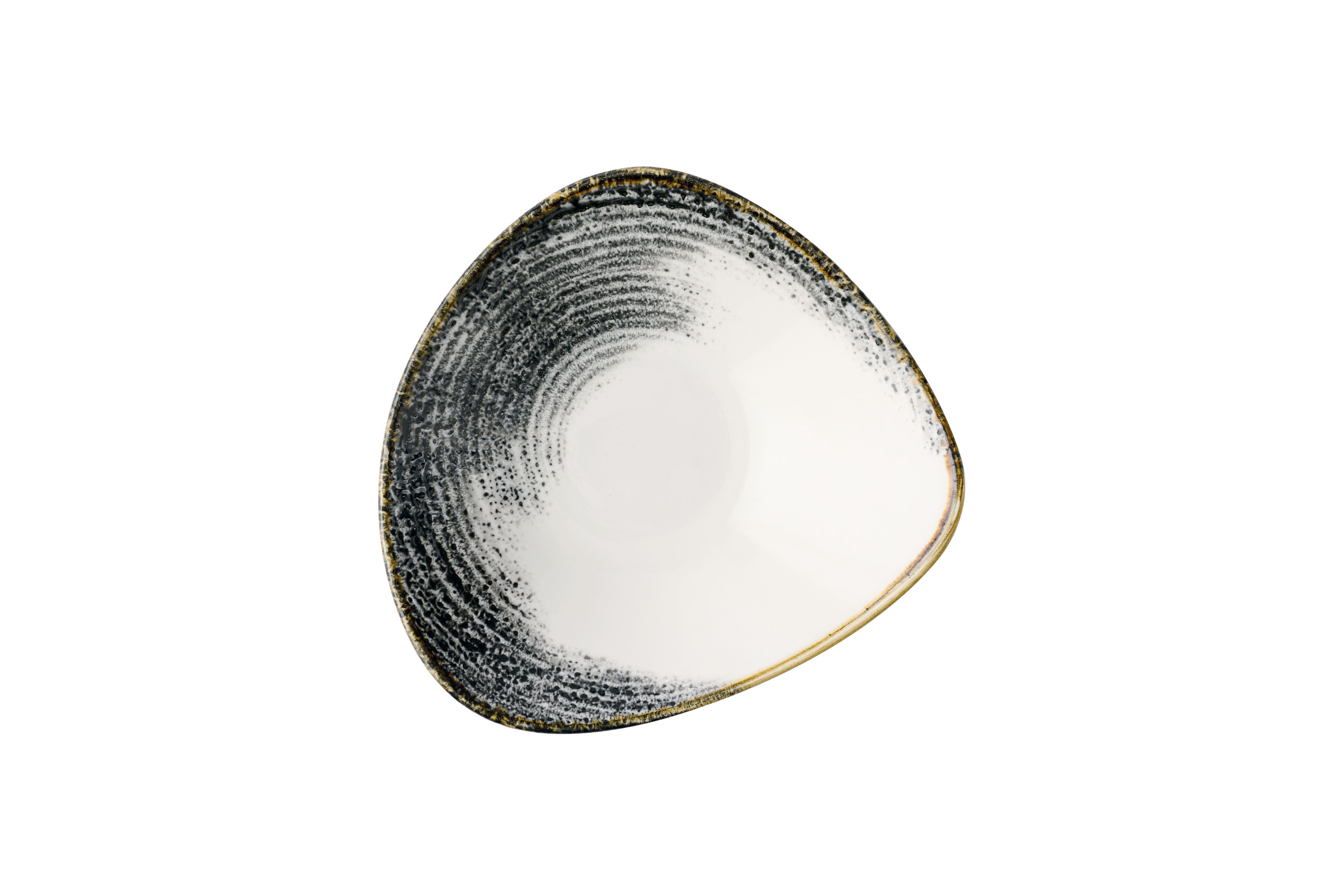 Churchill, Homespun Accents : Quartz Black - Schale dreieckig, 23,5 cm/ 0,6 ltr.