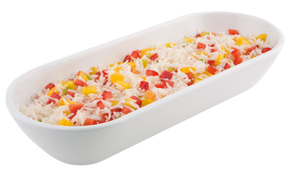 Schale PURE, 38,5 x 15,5 cm, H: 7,5 cm, oval, Melamin, weiss, 1,5 ltr.