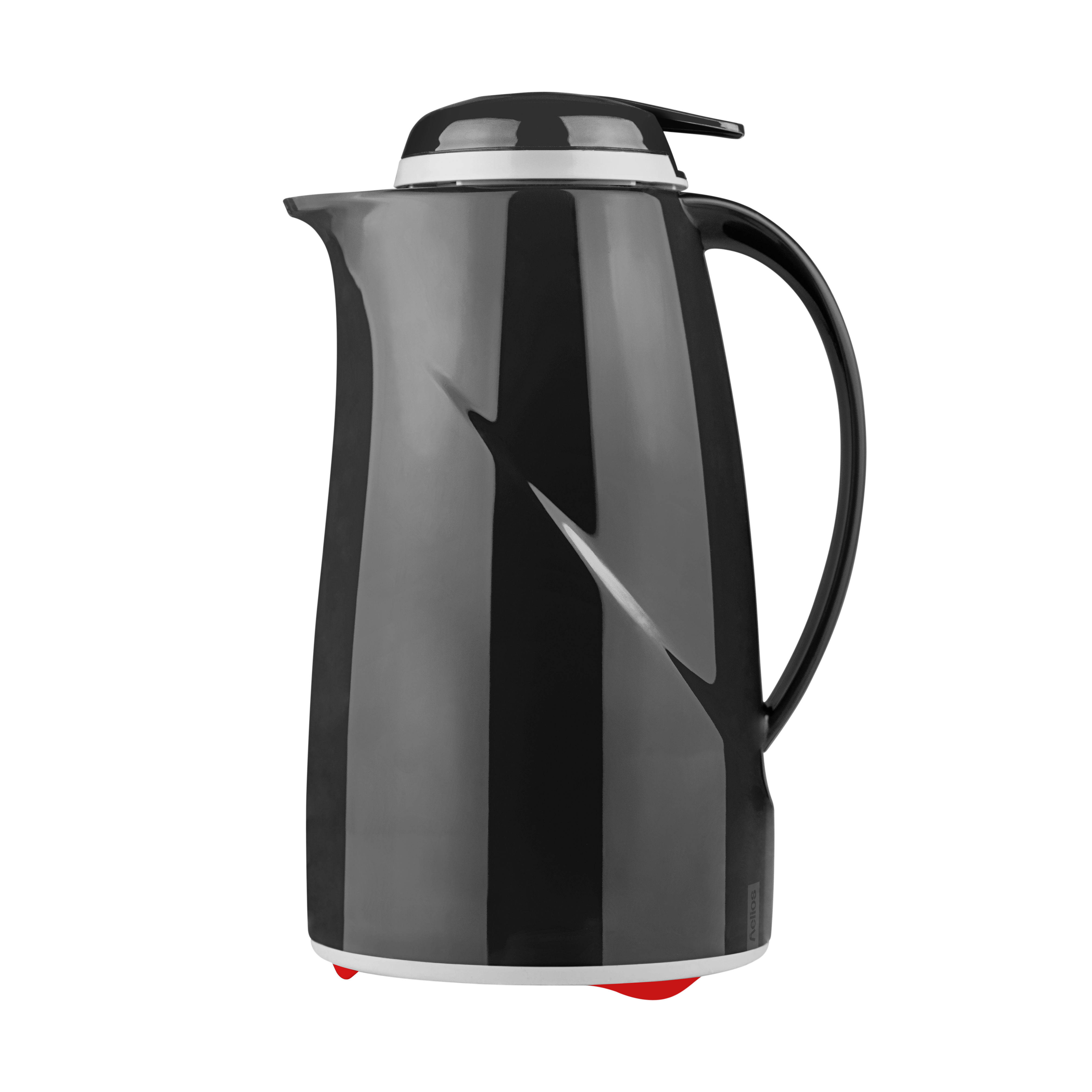 Isolierkanne Helios Wave Push, Inhalt: 1,0 ltr., Farbe: schwarz