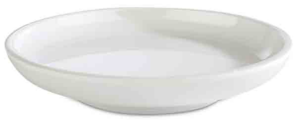 Teller ASIA PLUS D: 11 cm, H: 2 cm, Melamin, außen: weiss, matt