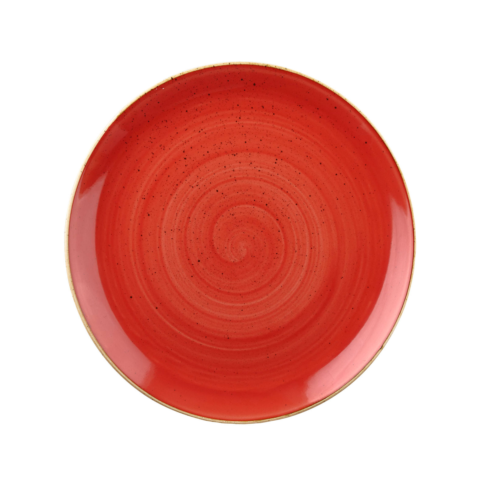 Churchill, Stonecast : Berry Red - Teller flach Coup, 26 cm