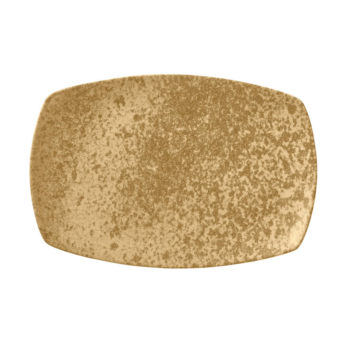 Bauscher, Sandstone : Dekor 426078 Dark Yellow - Platte rechteckig coup 32 x 23,1 cm