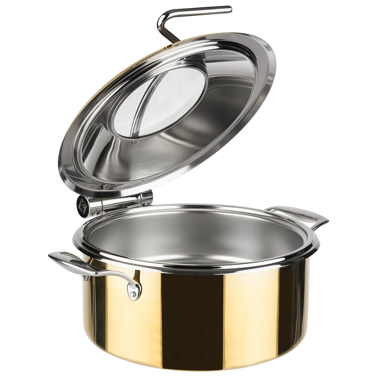 Chafing Dish ORBIT, 4-teilig, 18/8 Edelstahl, Gold-Look, D: 30,5 cm, H: 17,5 cm