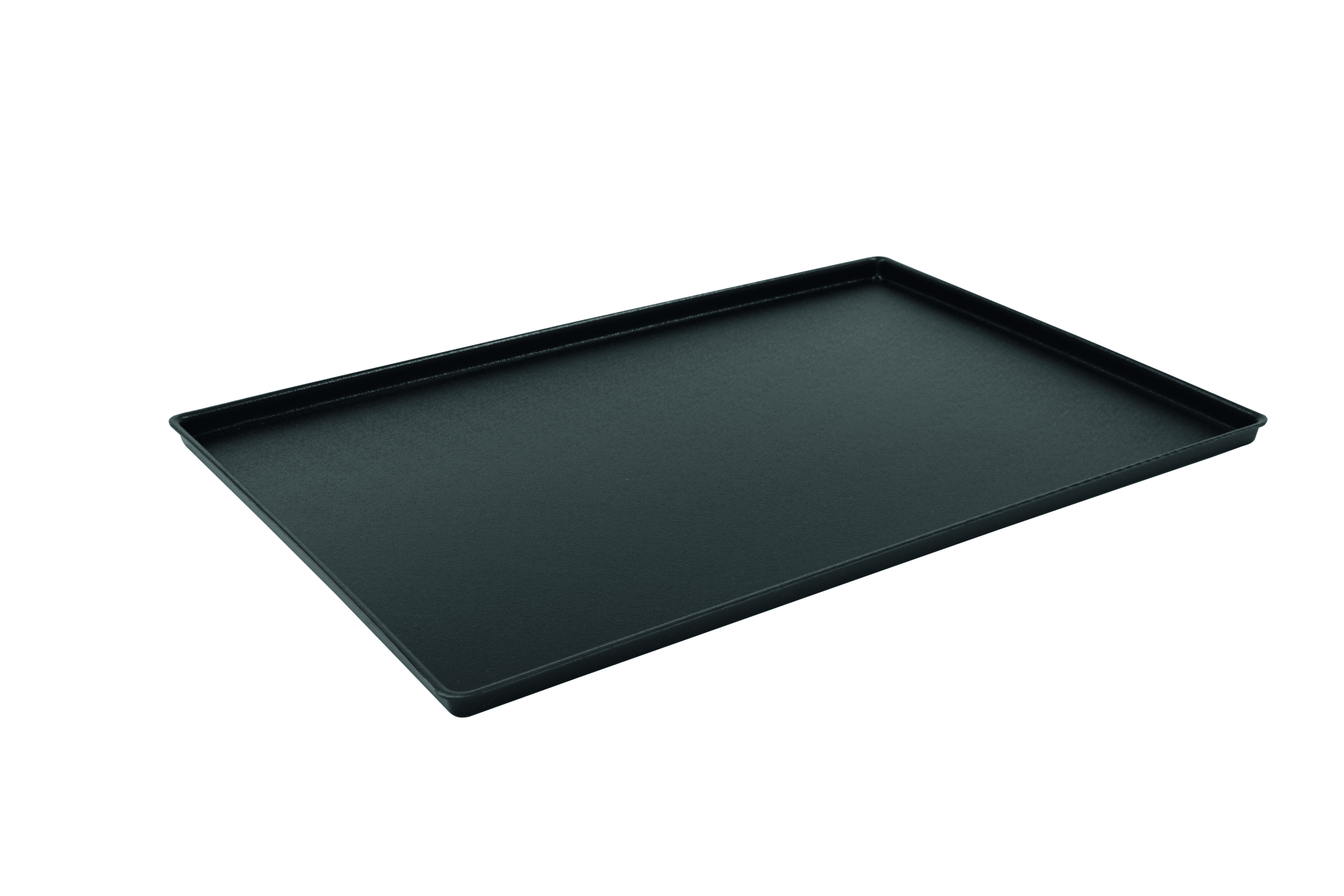 Auslagetablett 400 x 600 x 20 mm, ABS, schwarz, bruchfest, genarbte Oberfläche