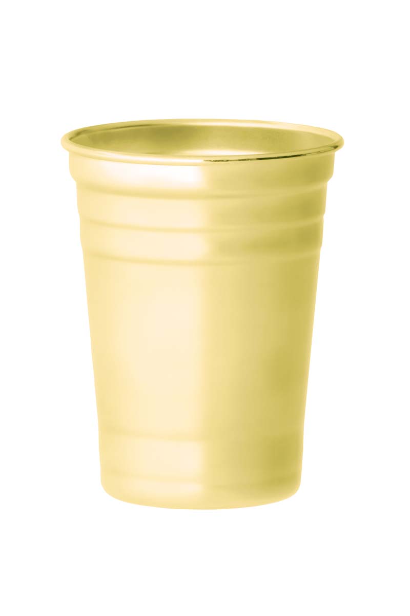 Trinkbecher, Edelstahl, goldfarben, 500 ml