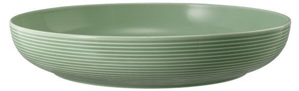 Seltmann Weiden, Beat : Salbeigrün - Foodbowl mit Relief, 28 cm/ 2,27 ltr.