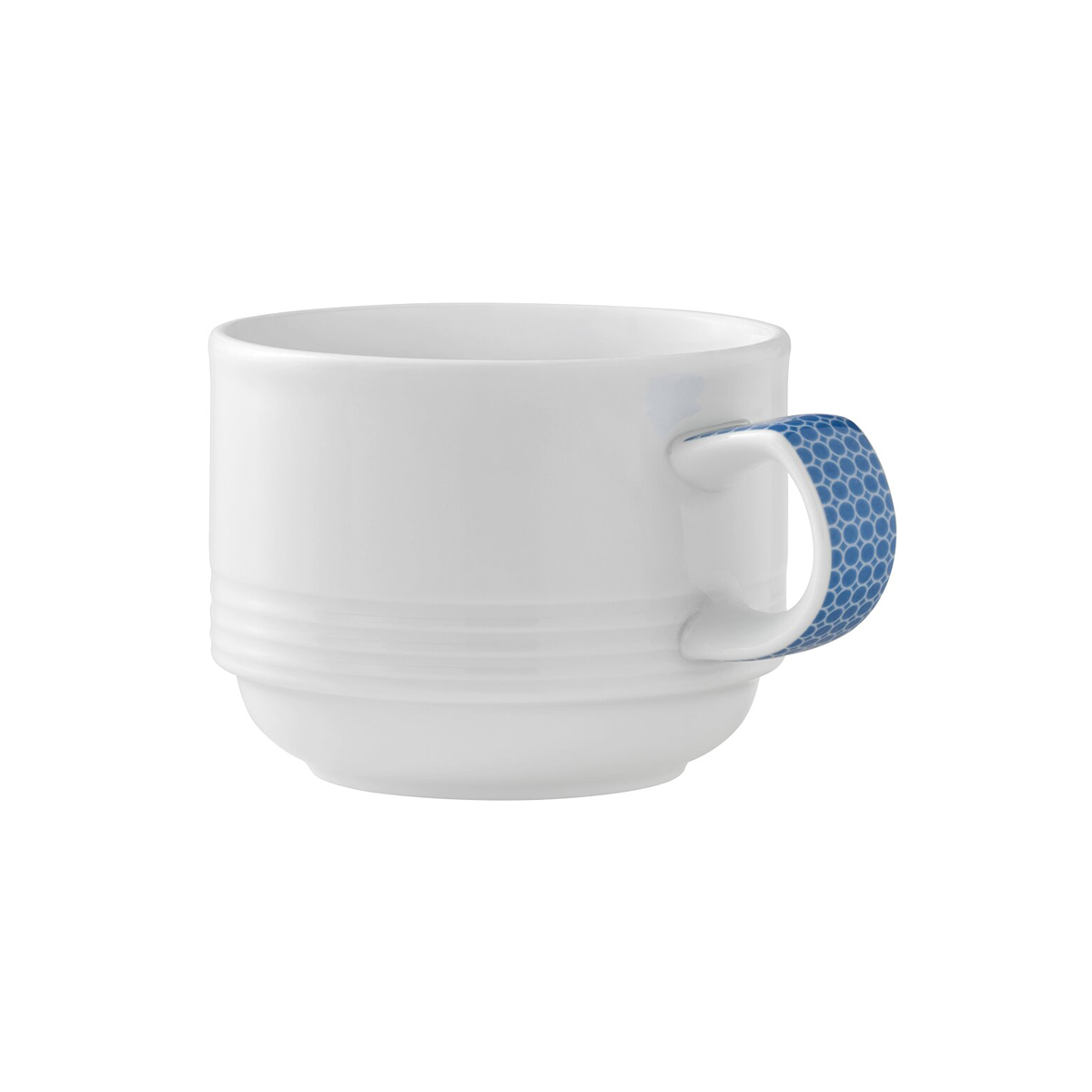 Bauscher Care, Invita Colors : 490071 Punkte Wasserblau - Kaffee-Obere stpb., 0,18 ltr.