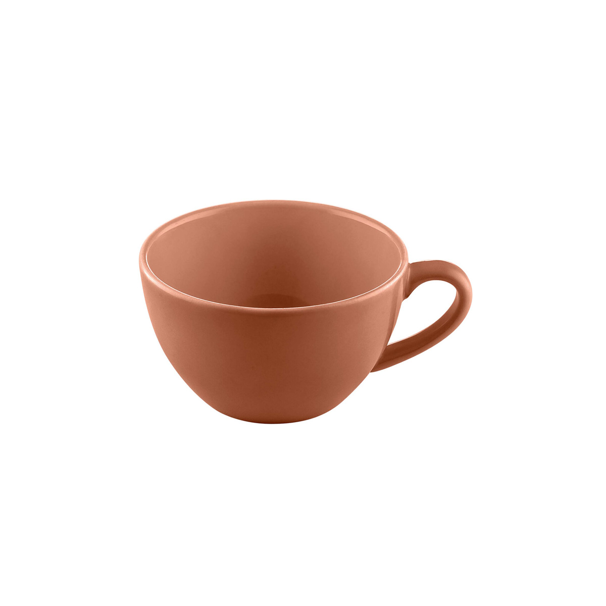 Bauscher, Sandstone : Dekor 700666 Orange Uni - Kaffee-Obere nieder 0,18 ltr.