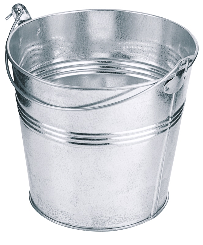 Eimer, klein, mit Tragebügel, Blech, I: 1,3 ltr., D: 14 cm, H: 12,5 cm